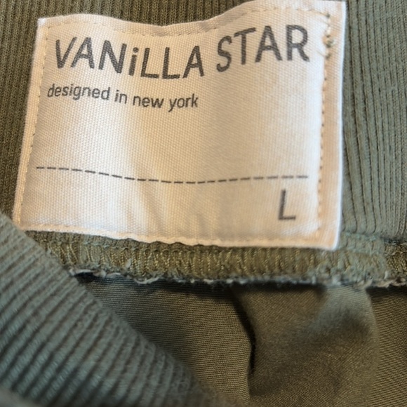 Vanilla Star army green size large cotton joggers - Picture 5 of 6